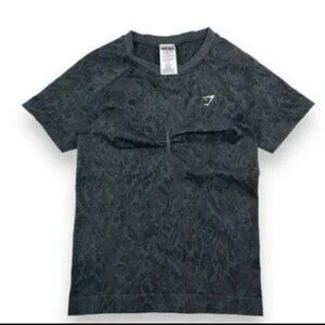 Gymshark -  Adapt Animal Seamless T-Shirt - Butterfly - Black - M